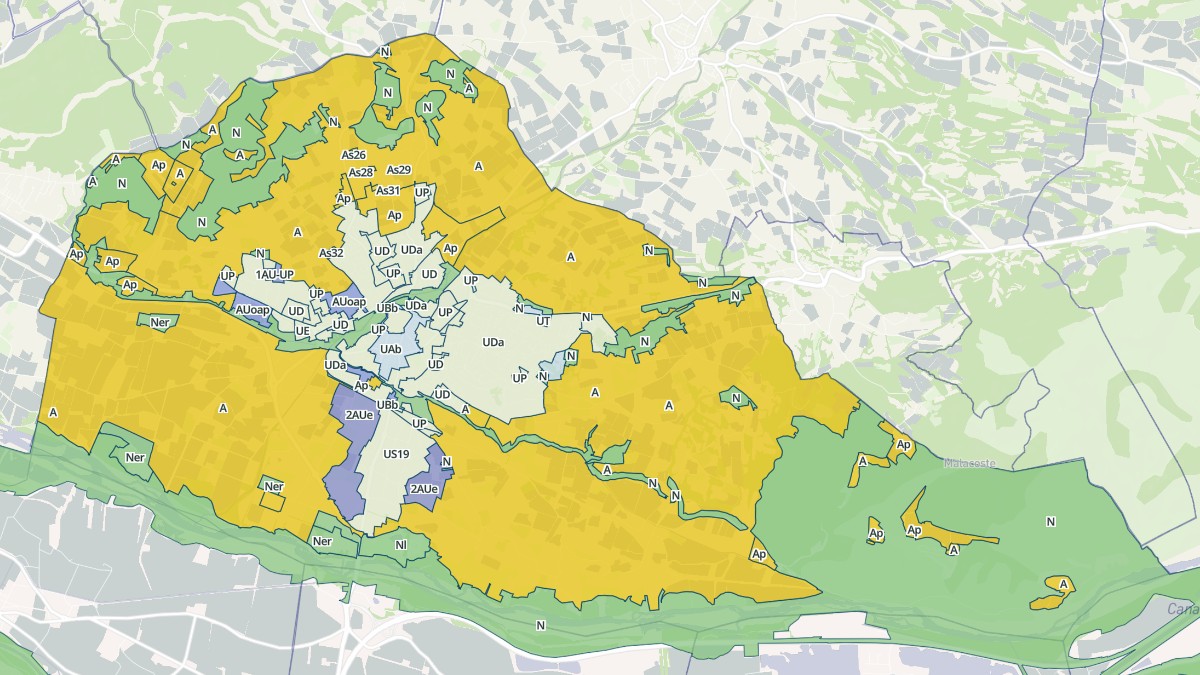 Aperçu cartographique de Pertuis, centré sur la commune
