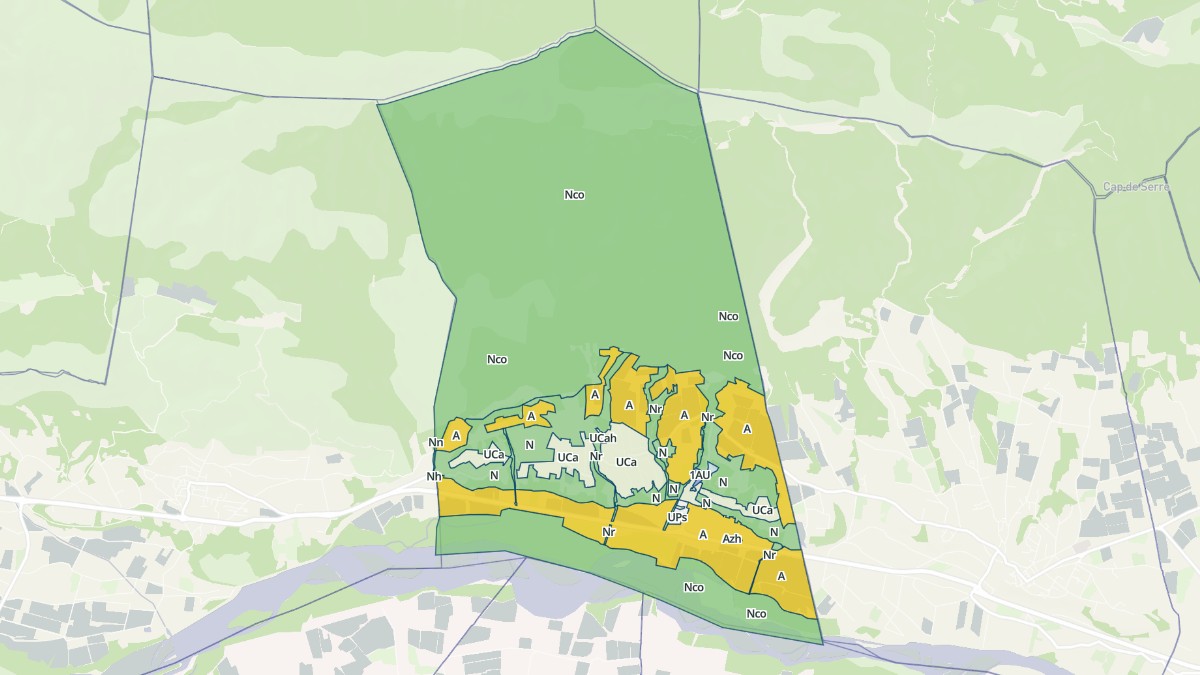 Aperçu cartographique de Puget, centré sur la commune