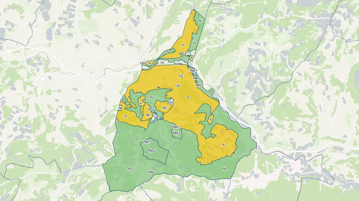 Aperçu cartographique de Saignon, centré sur la commune