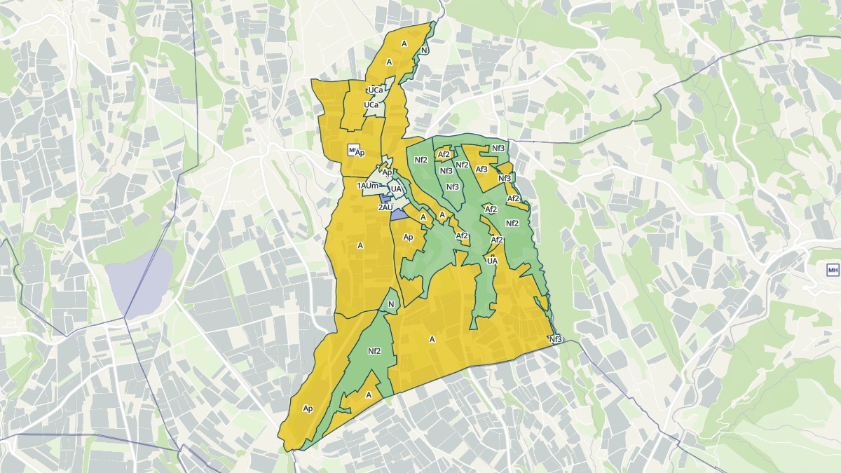 Aperçu cartographique de Saint-Martin-de-la-Brasque, centré sur la commune