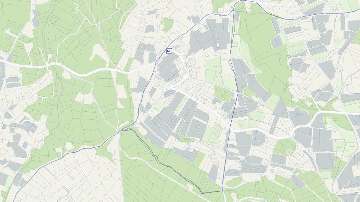Aperçu cartographique de Saint-Pantaléon, centré sur la commune