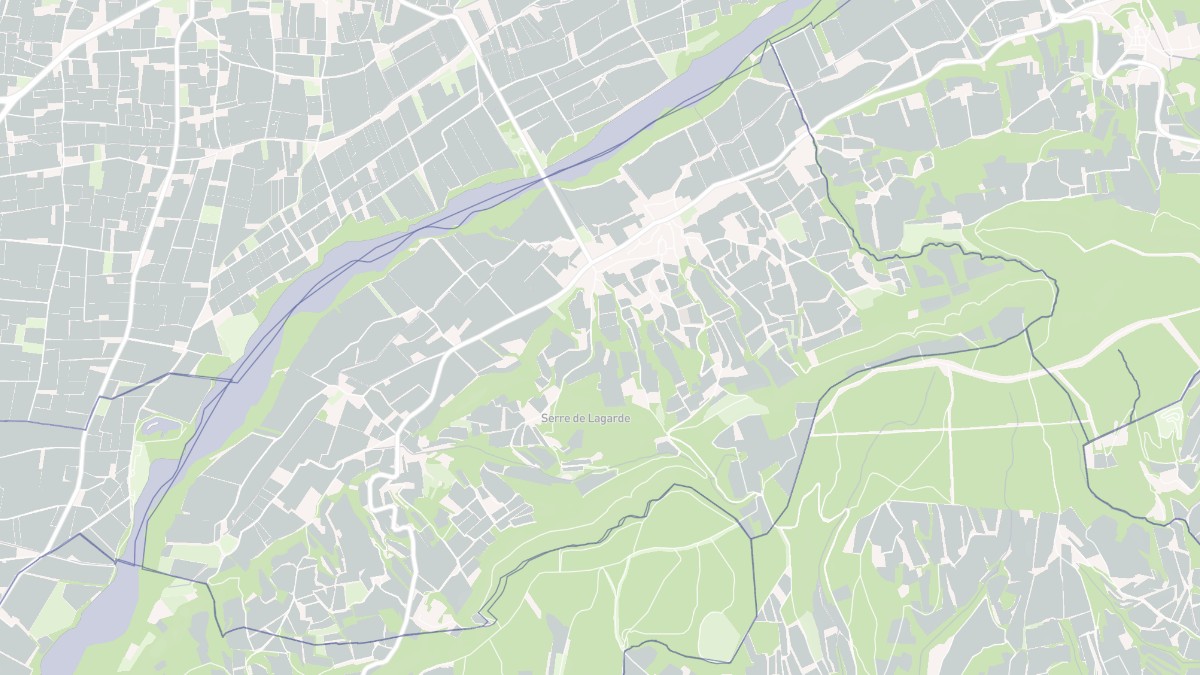 Aperçu cartographique de Saint-Roman-de-Malegarde, centré sur la commune