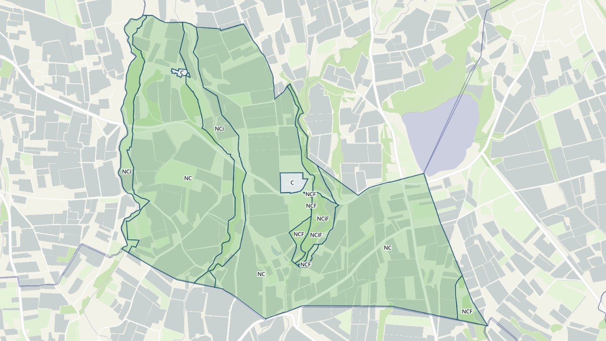 Aperçu cartographique de Sannes, centré sur la commune