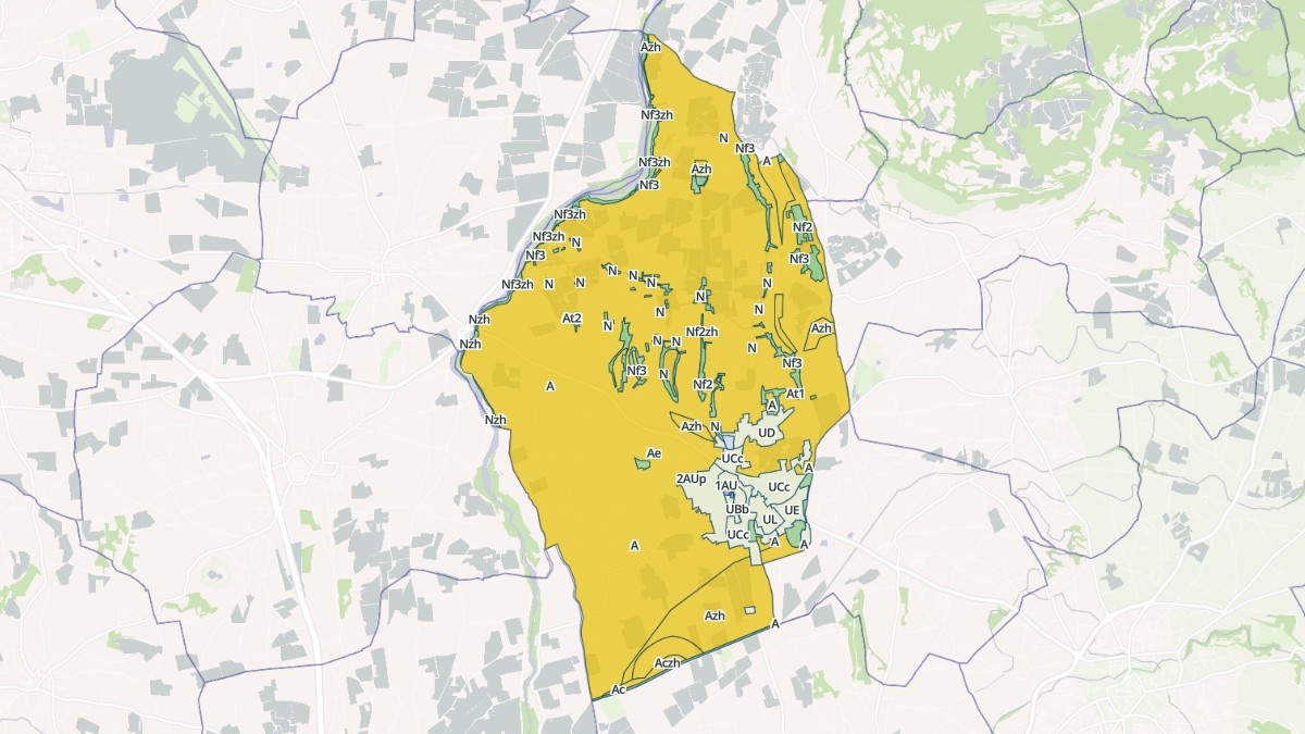 Aperçu cartographique de Sarrians, centré sur la commune