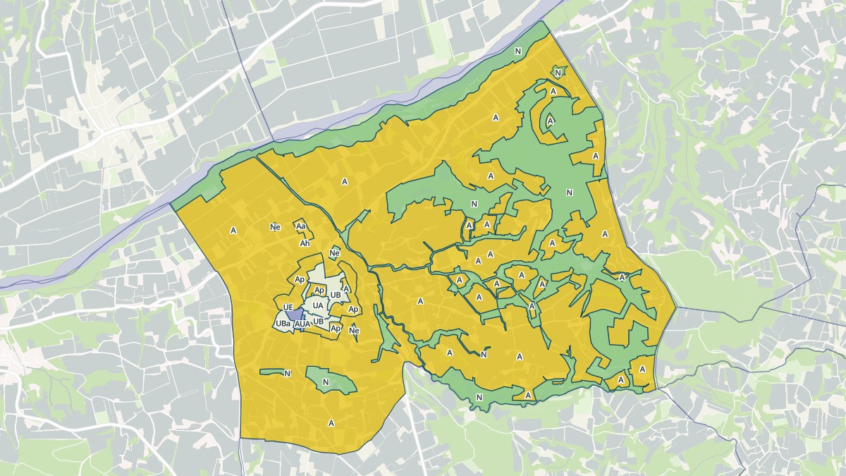 Aperçu cartographique de Villedieu, centré sur la commune