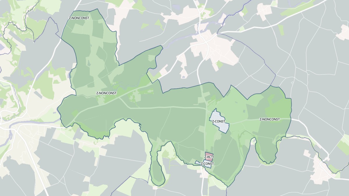 Aperçu cartographique de Bessay, centré sur la commune