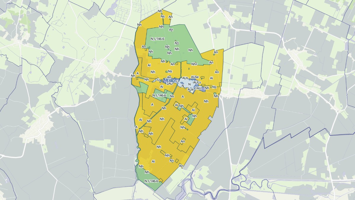 Aperçu cartographique de Champagné-les-Marais, centré sur la commune