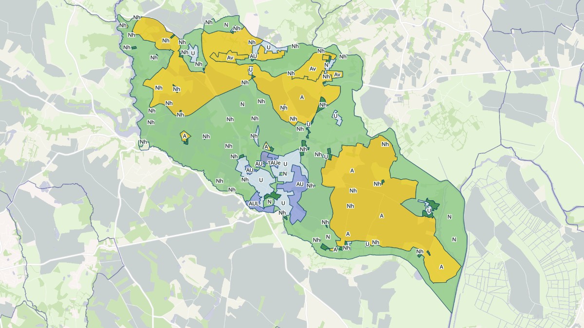 Aperçu cartographique de Le Champ-Saint-Père, centré sur la commune