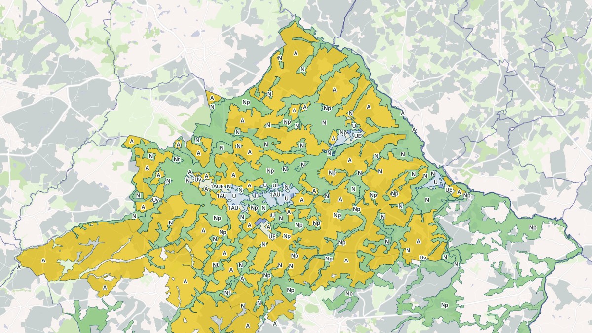 Aperçu cartographique de Sèvremont, centré sur la commune