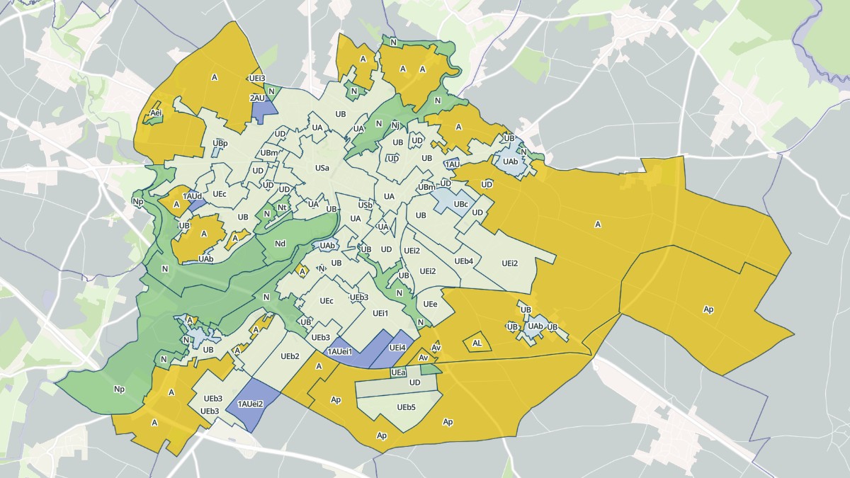 Aperçu cartographique de Fontenay-le-Comte, centré sur la commune