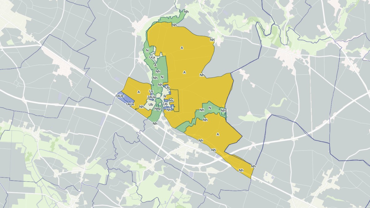 Aperçu cartographique de Rives-d'Autise, centré sur la commune