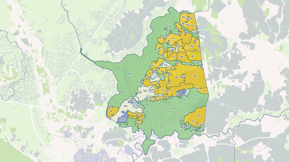 Aperçu cartographique de Notre-Dame-de-Riez, centré sur la commune