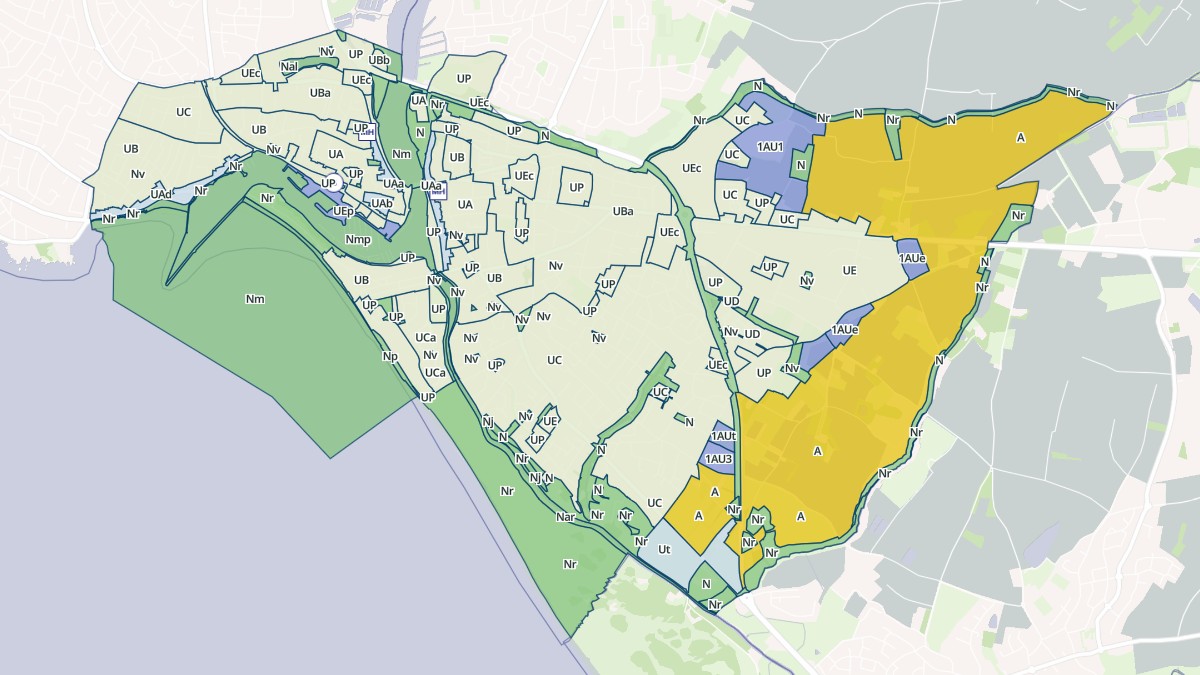 Aperçu cartographique de Saint-Gilles-Croix-de-Vie, centré sur la commune