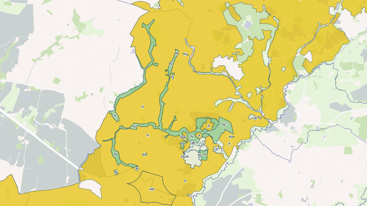 Aperçu cartographique de Saint-Paul-Mont-Penit, centré sur la commune