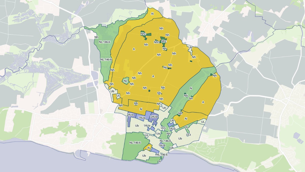 Aperçu cartographique de Saint-Vincent-sur-Jard, centré sur la commune