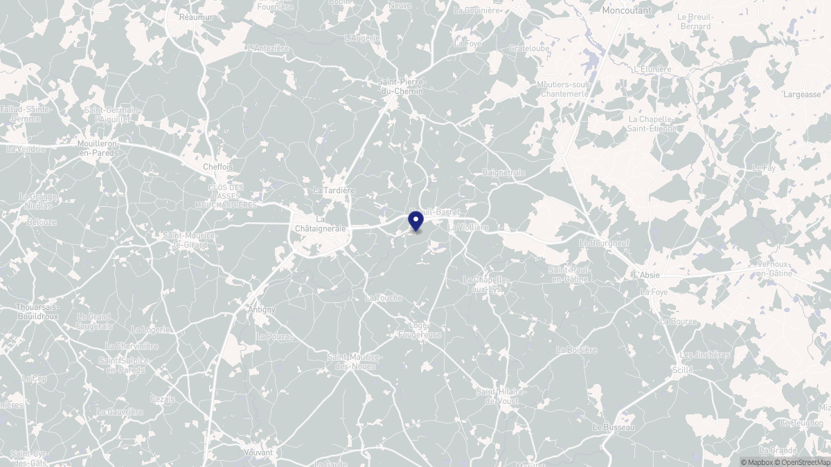 Aperçu cartographique de Terval, centré sur la commune