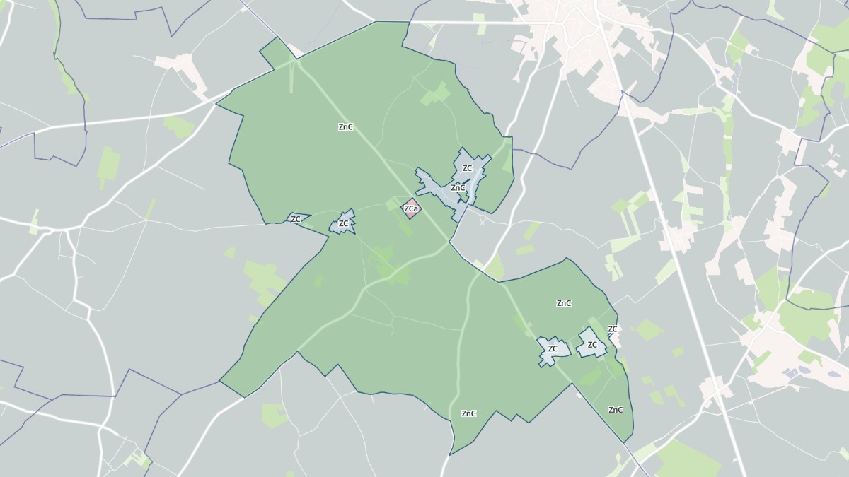 Aperçu cartographique de Amberre, centré sur la commune