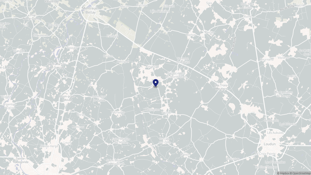 Aperçu cartographique de Berrie, centré sur la commune