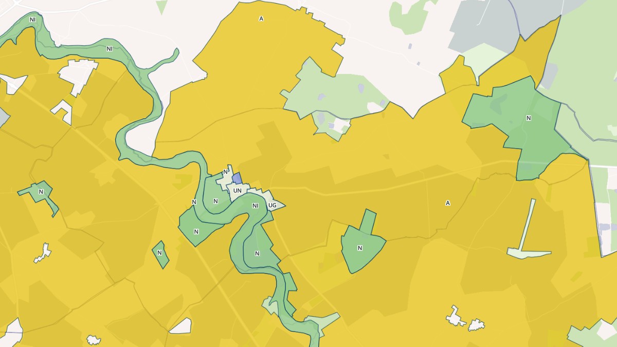Aperçu cartographique de Brion, centré sur la commune