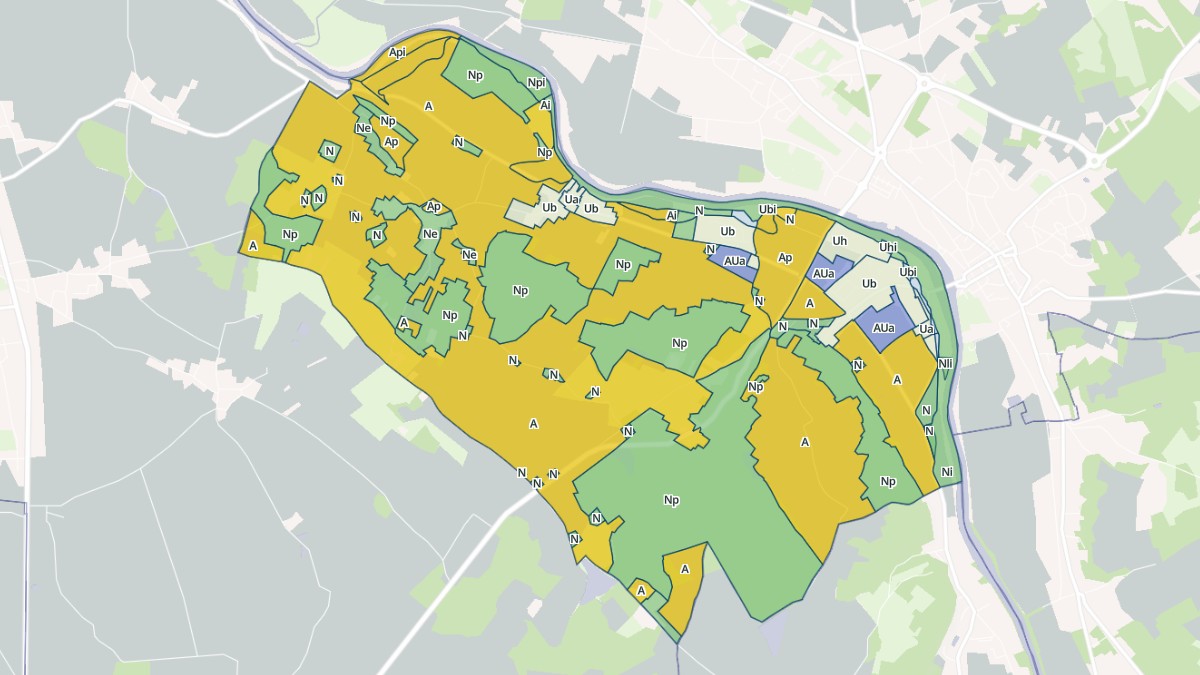 Aperçu cartographique de Buxeuil, centré sur la commune