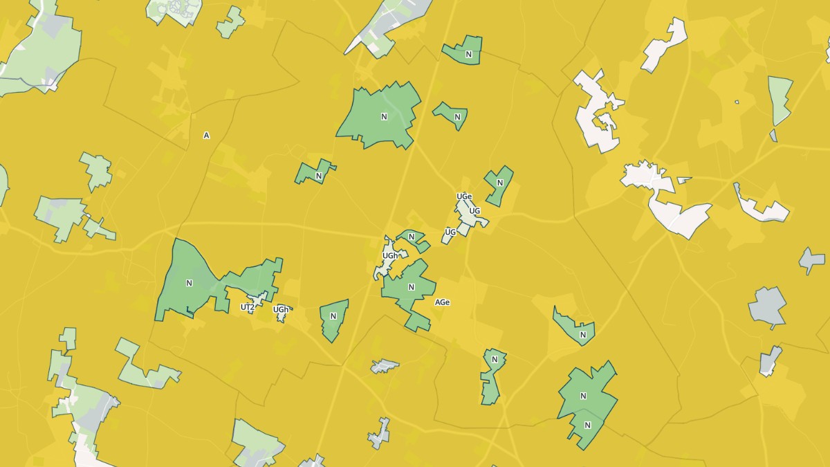 Aperçu cartographique de Champniers, centré sur la commune