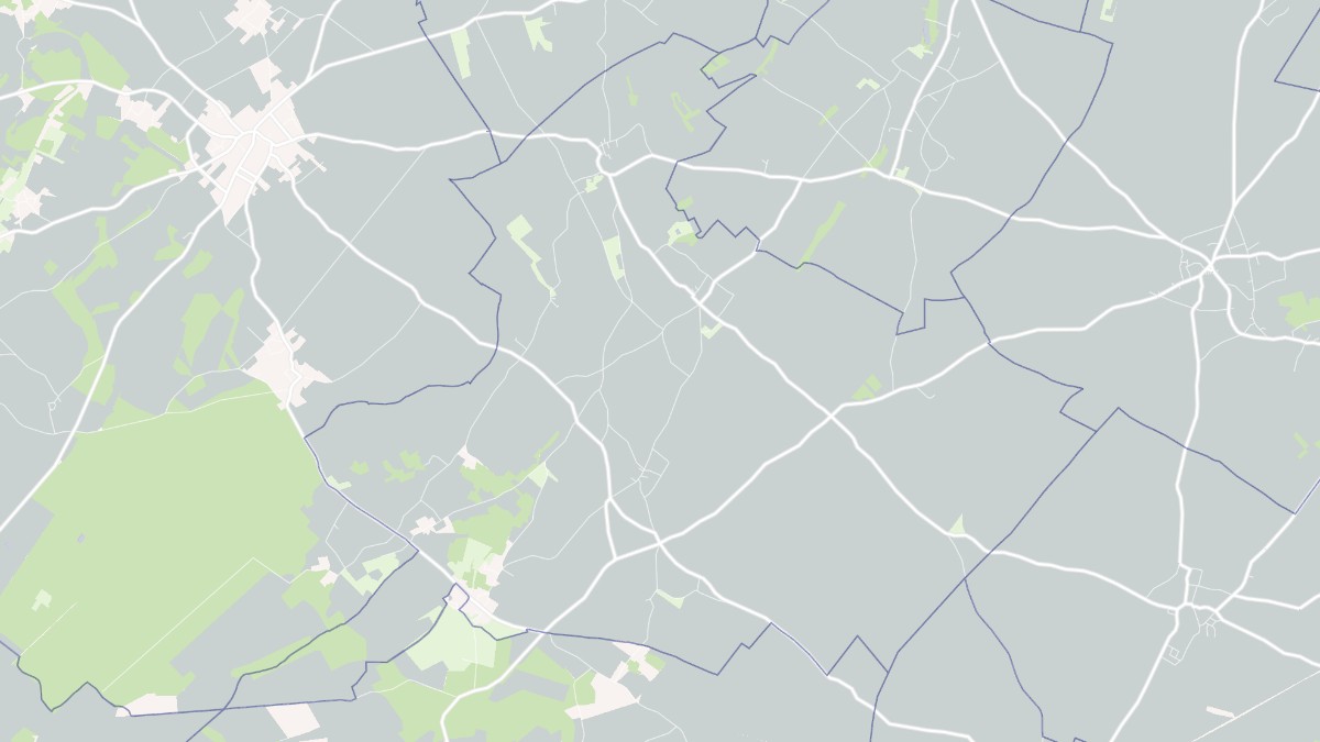 Aperçu cartographique de Cherves, centré sur la commune