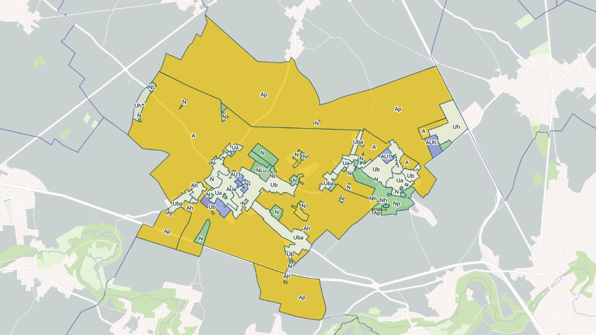 Aperçu cartographique de Cissé, centré sur la commune