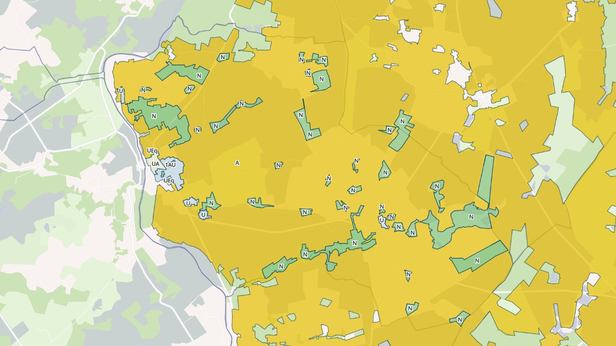 Aperçu cartographique de Jouhet, centré sur la commune