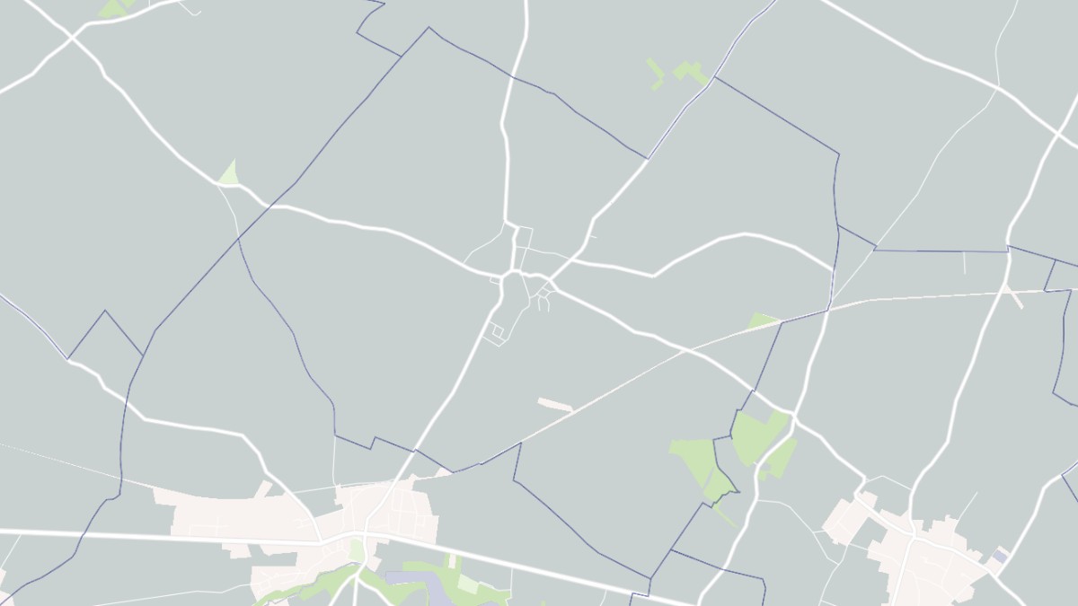 Aperçu cartographique de Maillé, centré sur la commune