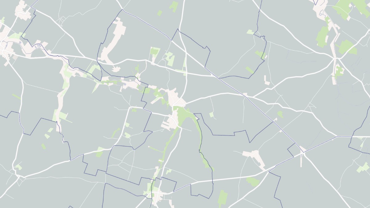 Aperçu cartographique de Mazeuil, centré sur la commune
