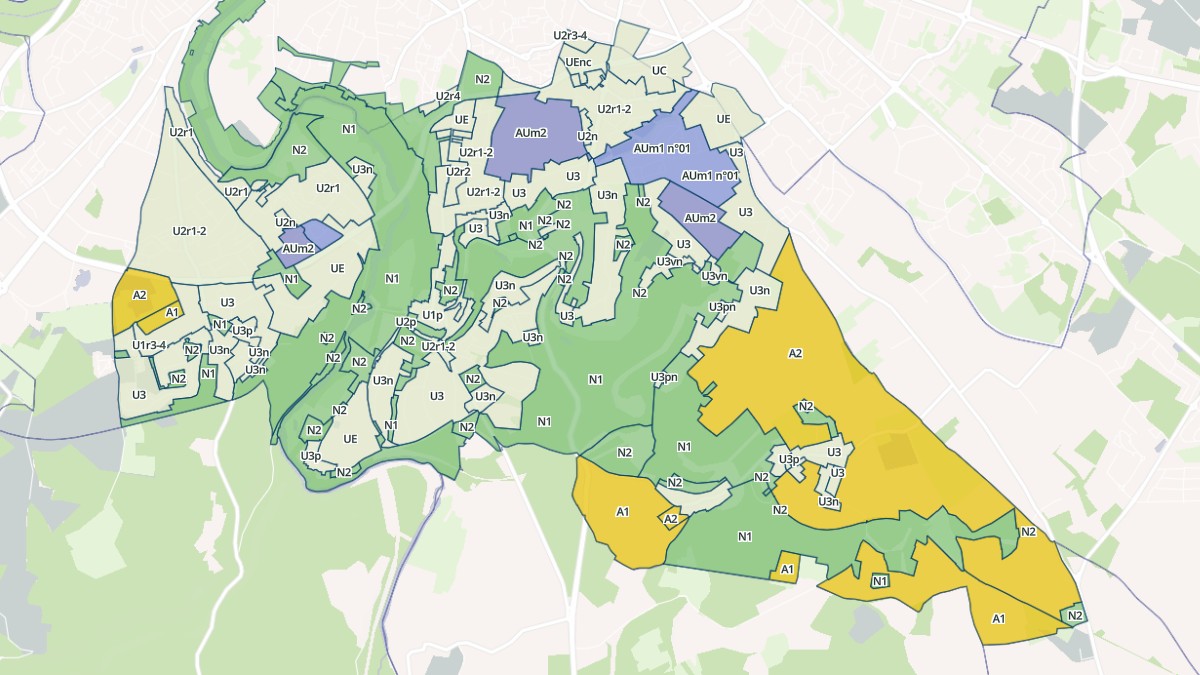 Aperçu cartographique de Saint-Benoît, centré sur la commune