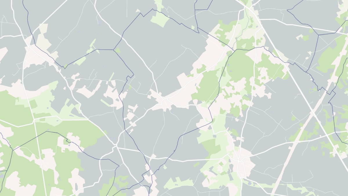 Aperçu cartographique de Saint-Christophe, centré sur la commune