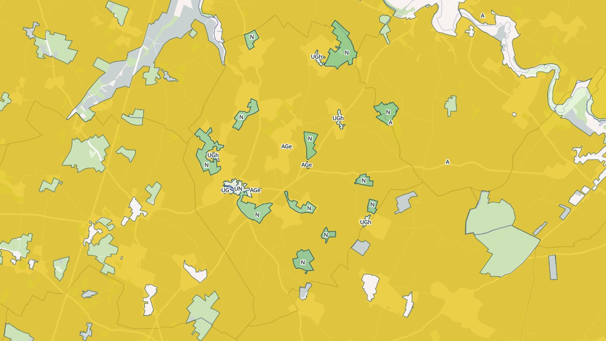 Aperçu cartographique de Saint-Romain, centré sur la commune