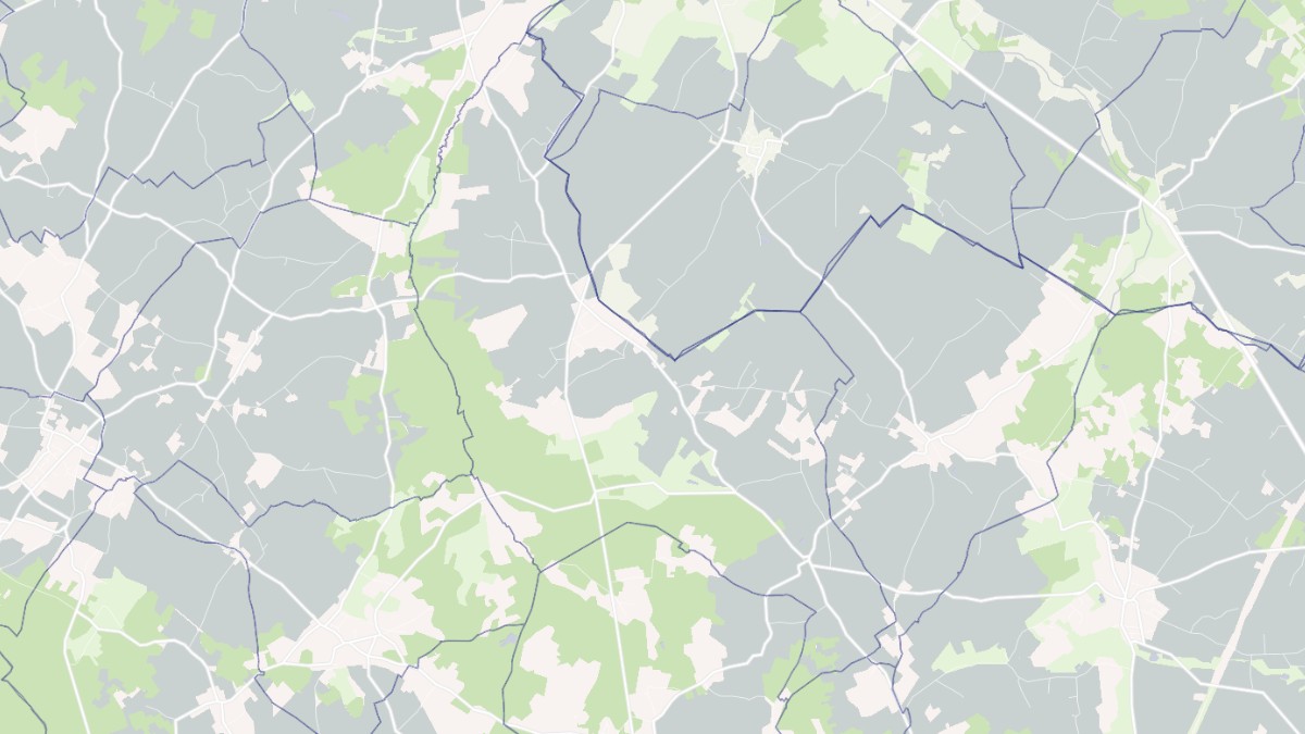Aperçu cartographique de Sérigny, centré sur la commune