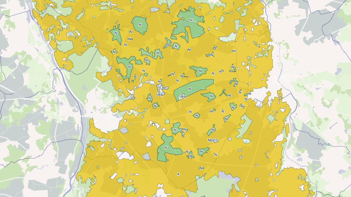 Aperçu cartographique de Sillars, centré sur la commune