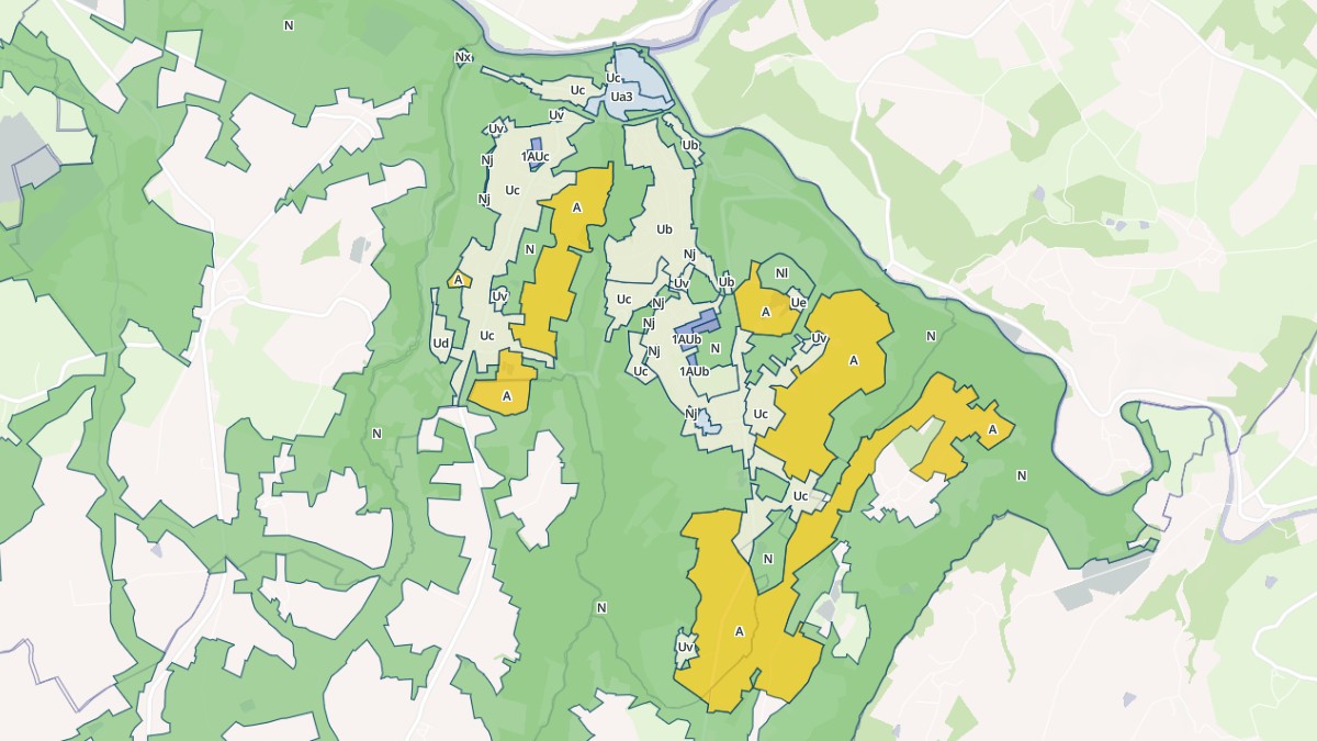Aperçu cartographique de Bosmie-l'Aiguille, centré sur la commune