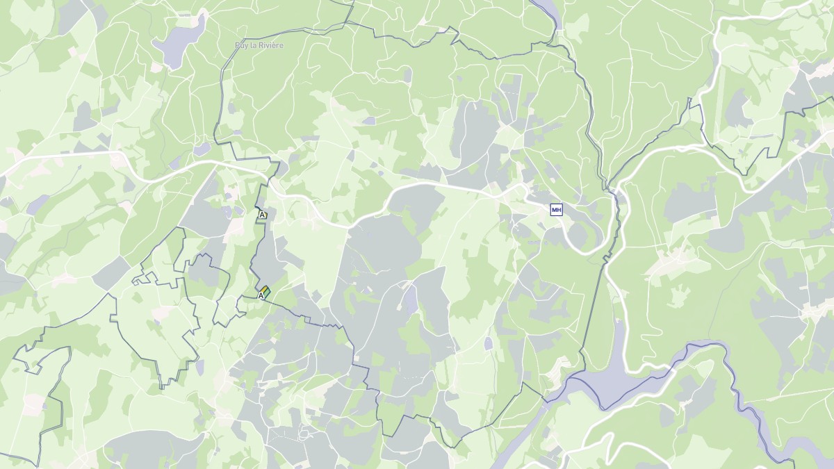 Aperçu cartographique de Cheissoux, centré sur la commune
