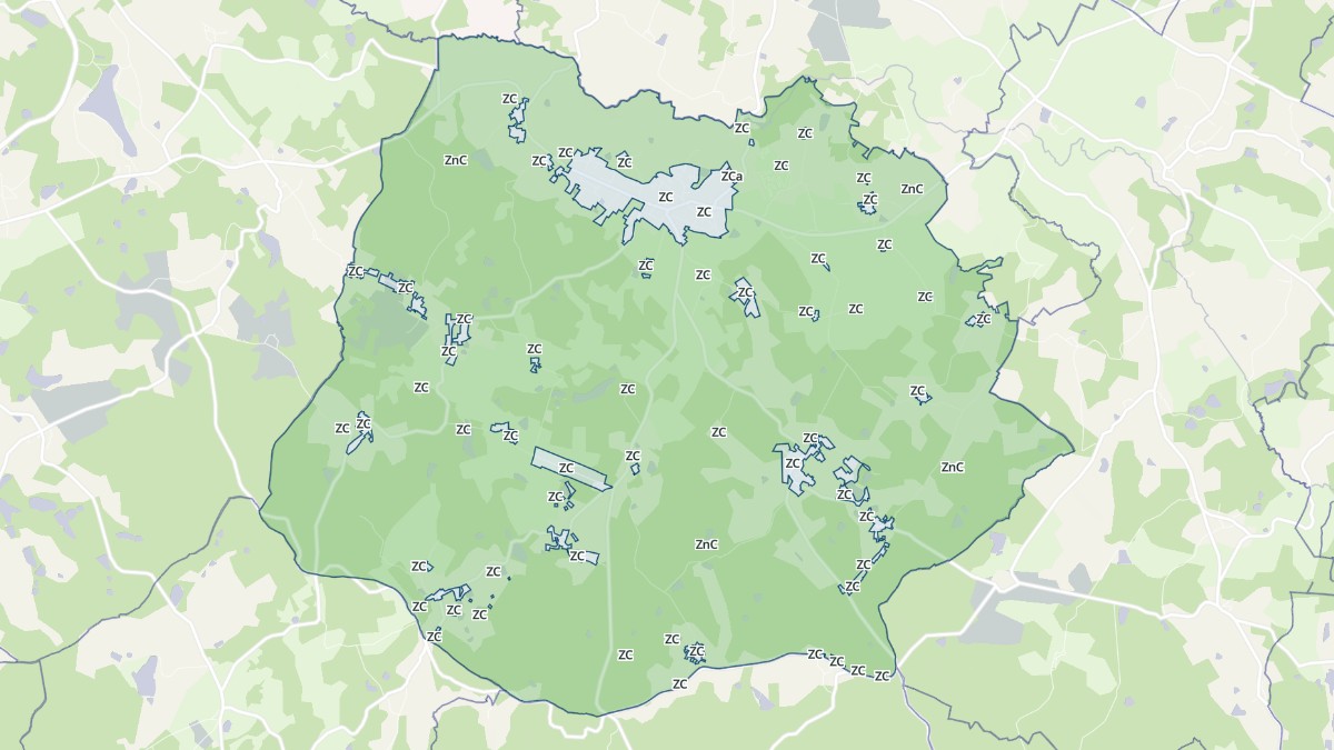 Aperçu cartographique de Cussac, centré sur la commune