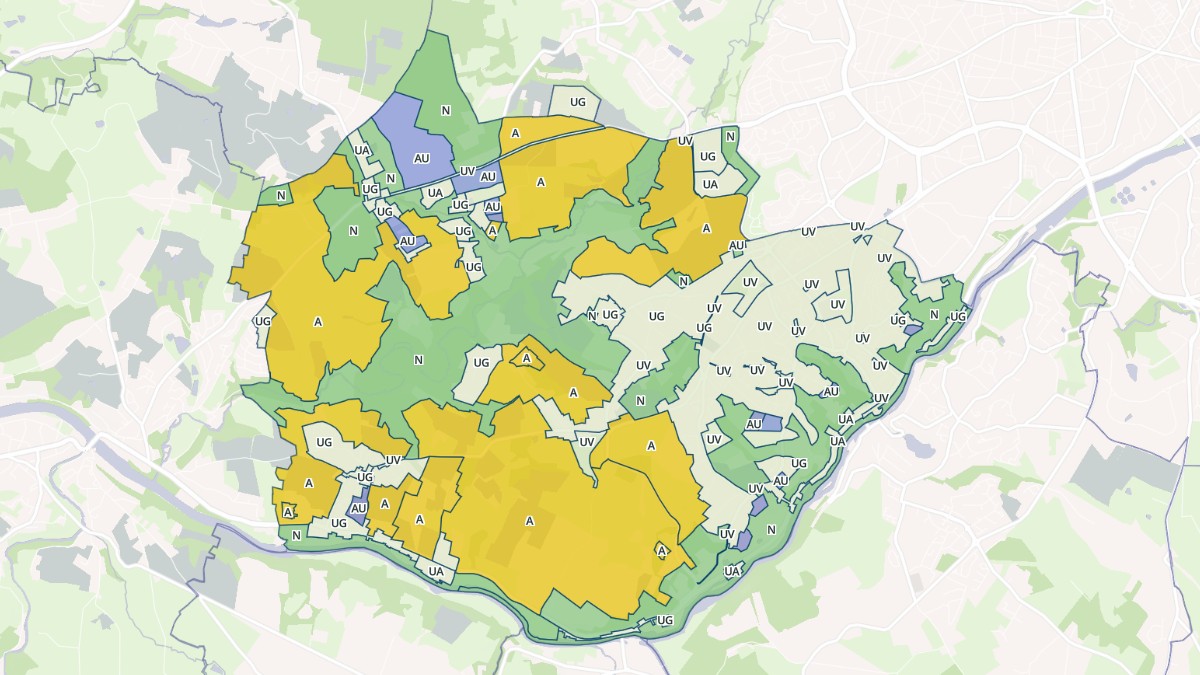 Aperçu cartographique de Isle, centré sur la commune
