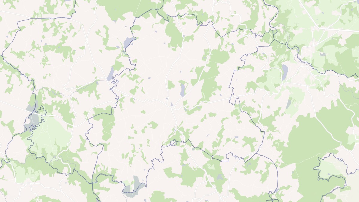 Aperçu cartographique de Linards, centré sur la commune