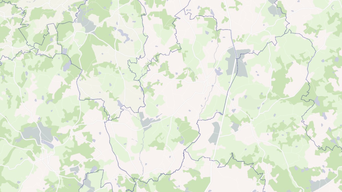 Aperçu cartographique de La Meyze, centré sur la commune