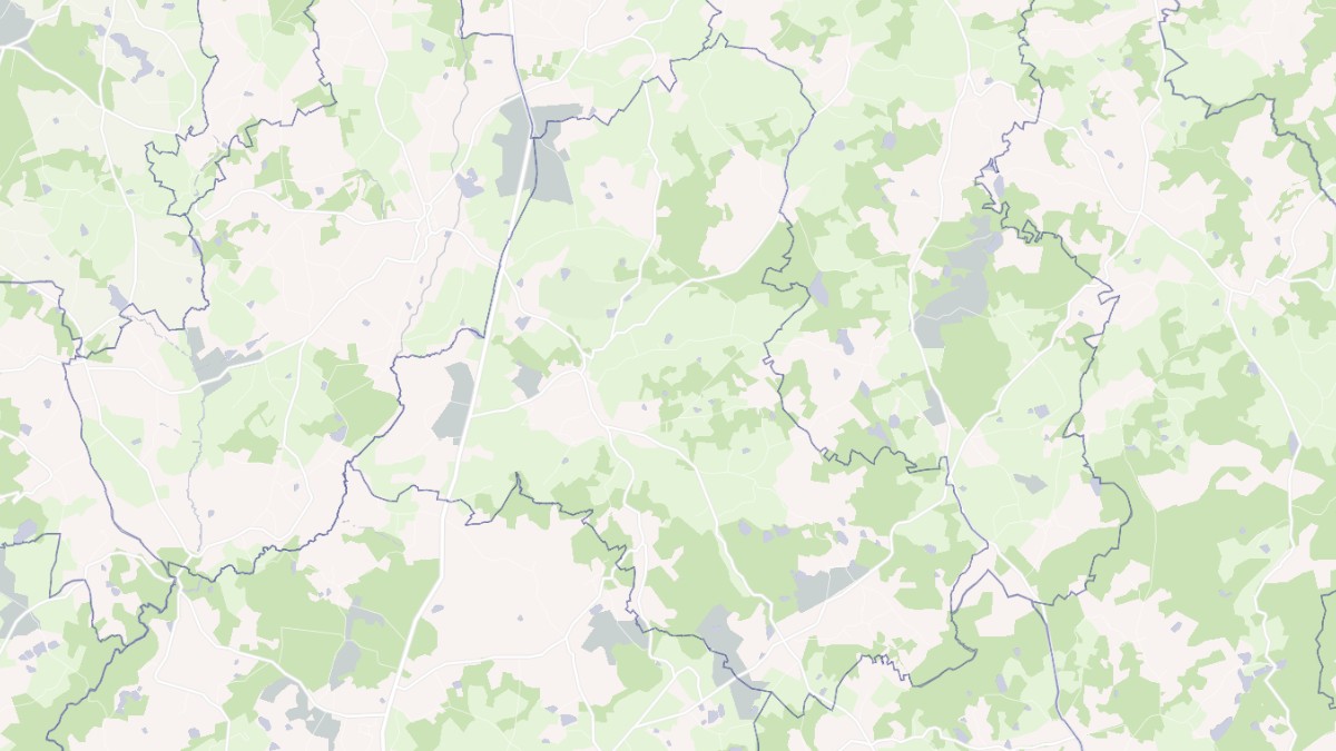 Aperçu cartographique de La Roche-l'Abeille, centré sur la commune