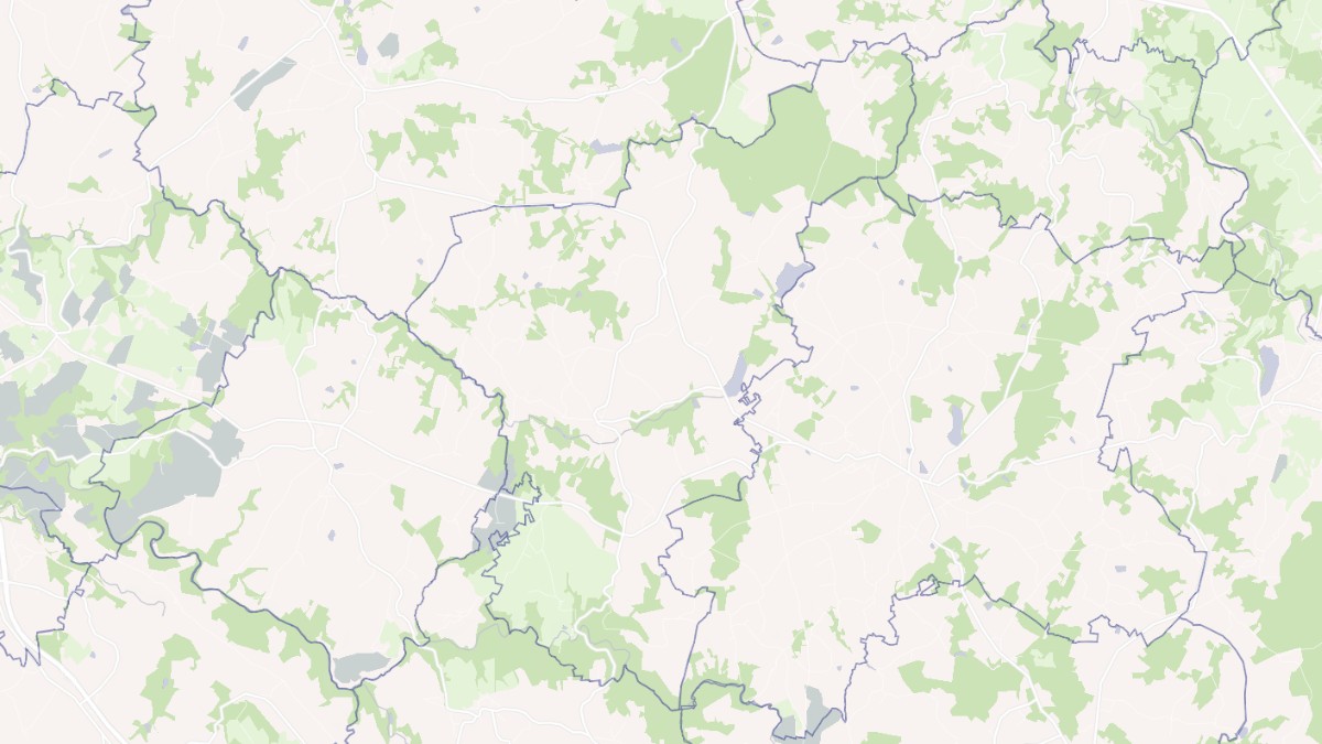 Aperçu cartographique de Saint-Bonnet-Briance, centré sur la commune