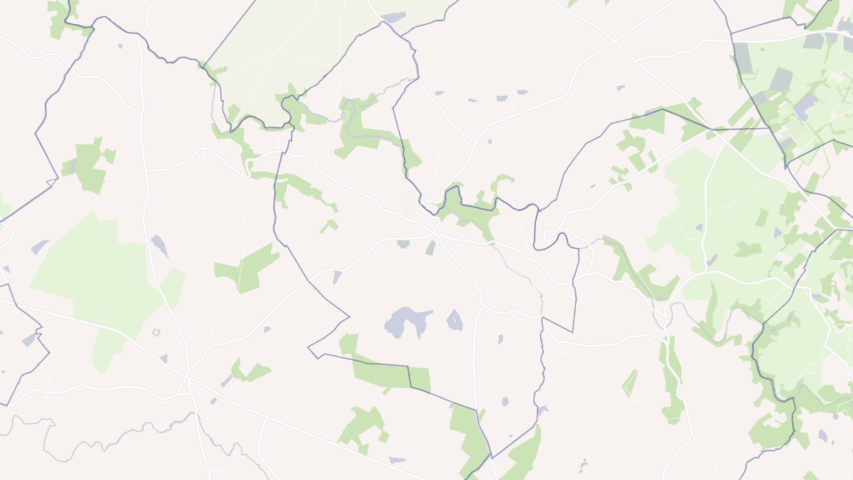 Aperçu cartographique de Saint-Martin-le-Mault, centré sur la commune