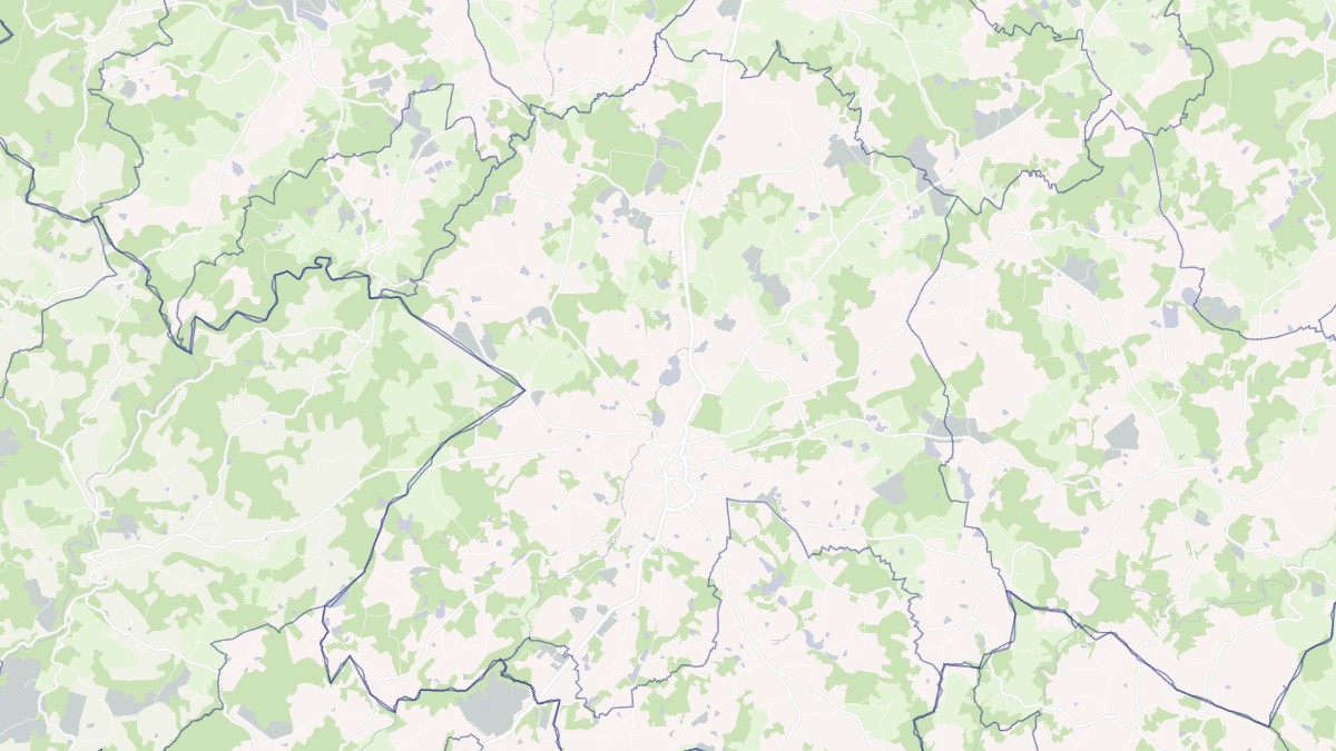 Aperçu cartographique de Saint-Yrieix-la-Perche, centré sur la commune