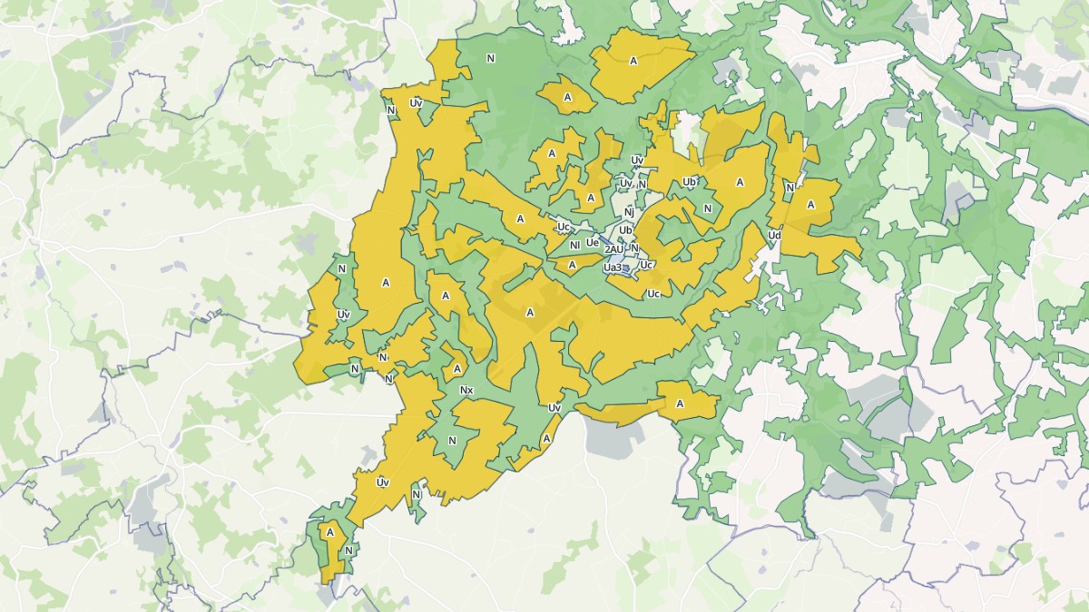 Aperçu cartographique de Séreilhac, centré sur la commune