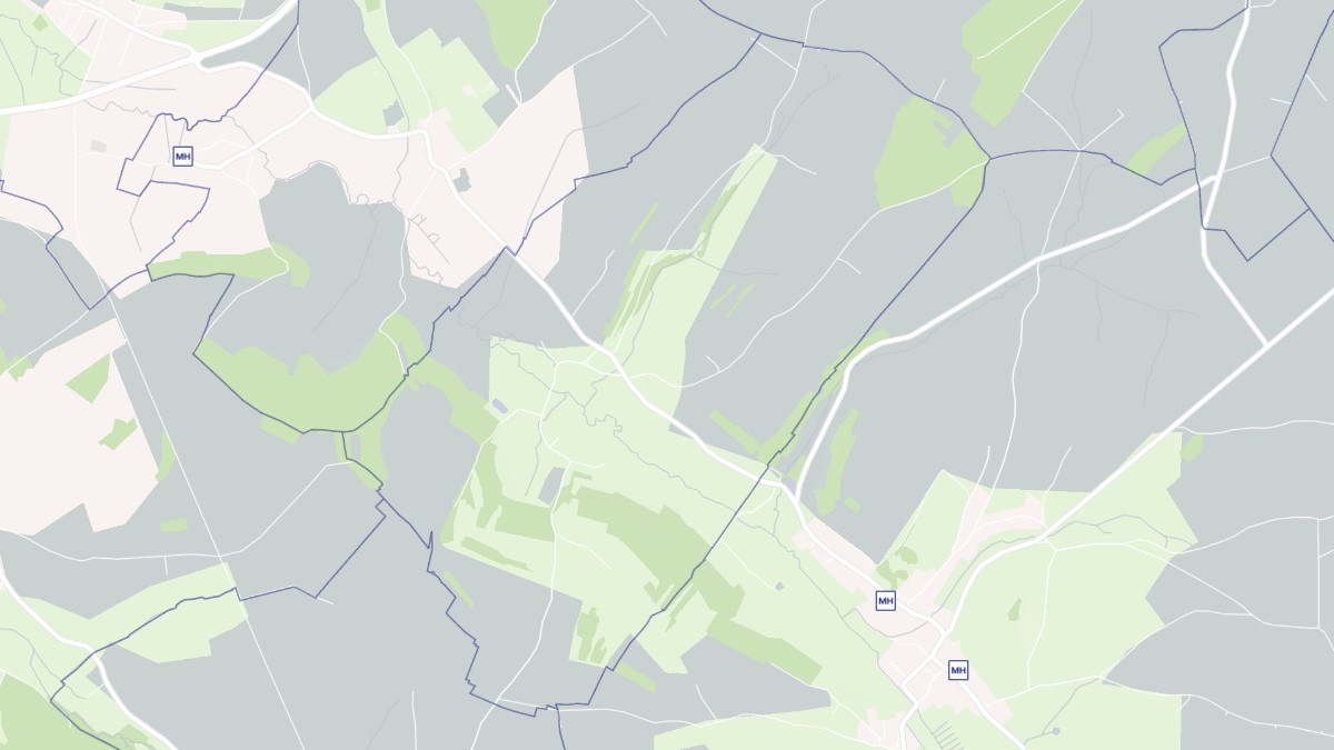 Aperçu cartographique de Les Ableuvenettes, centré sur la commune