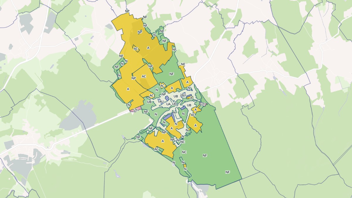 Aperçu cartographique de Aydoilles, centré sur la commune