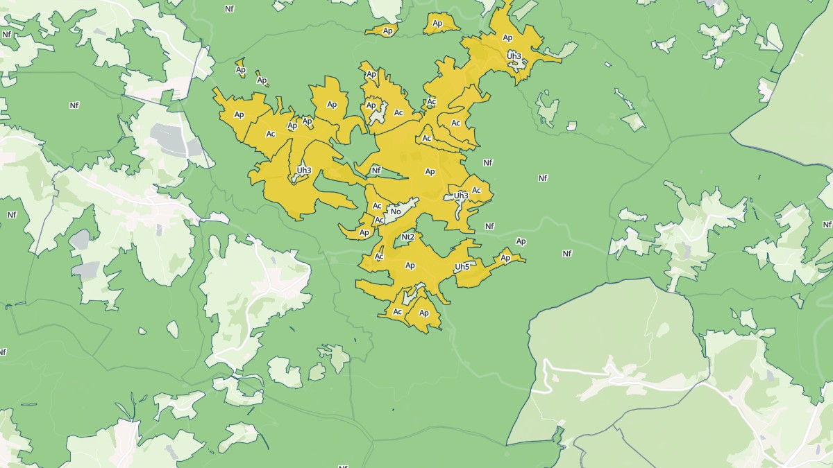Aperçu cartographique de Ban-de-Sapt, centré sur la commune