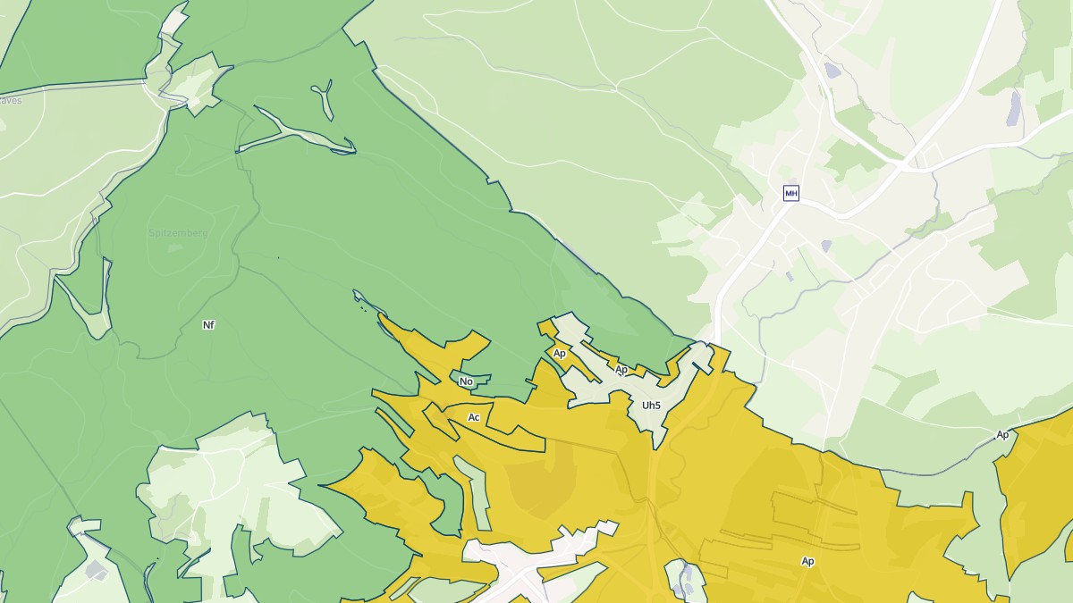 Aperçu cartographique de Le Beulay, centré sur la commune
